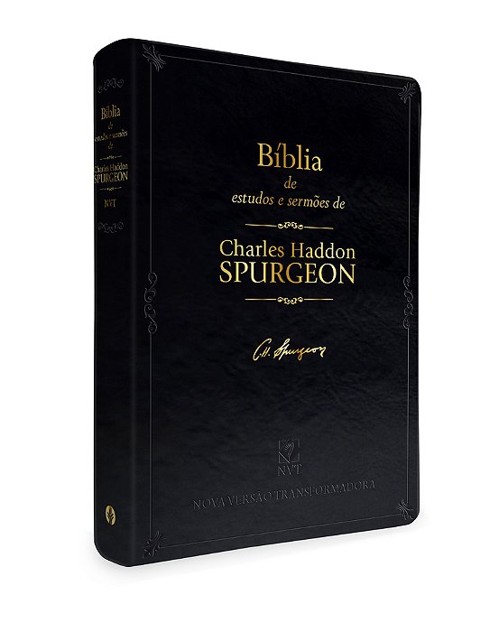 Bíblia De Estudos E Sermões De C. H. Spurgeon Nova Versão Transformadora..-