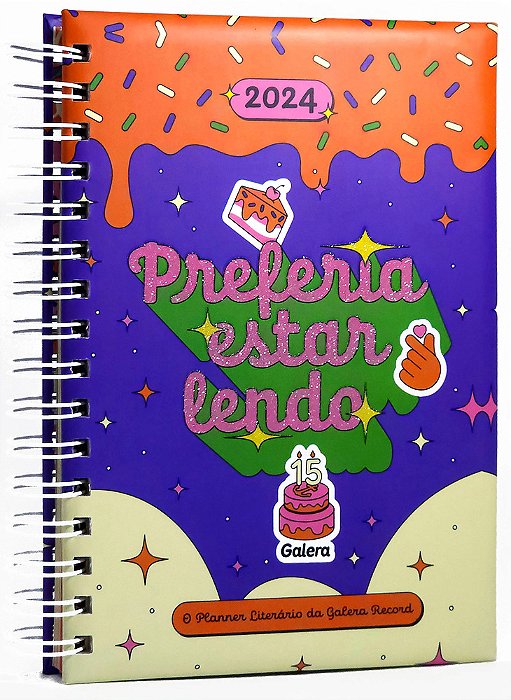 Preferia Estar Lendo O Planner Literário Da Galera Record..-