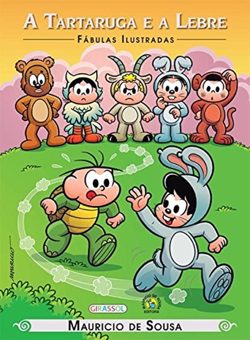 A Tartaruga E A Lebre - Turma Da Mônica..-
