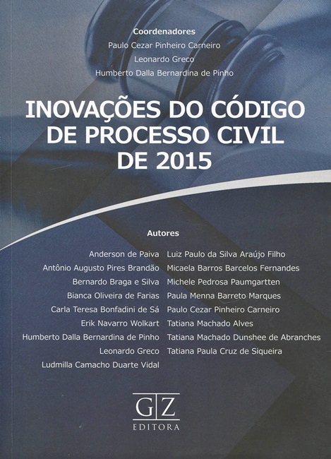 Inovações Do Código De Processo Civil De 2015..-