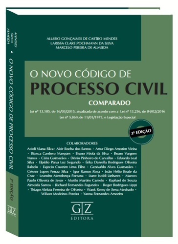 O Novo Código De Processo Civil Comparado - 3ª Edição..-