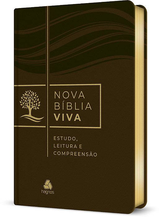 Nova Bíblia Viva - Marrom Estudo, Leitura E Compreensão..-