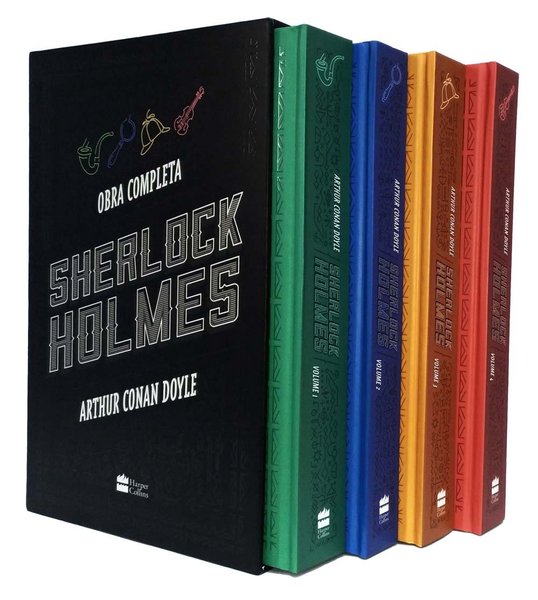 Sherlock Holmes - Box Com 4 Livros - Obra Completa..-