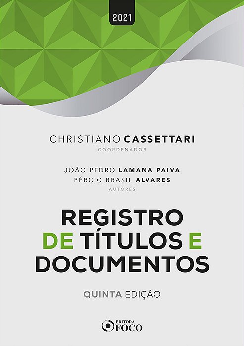 Registro De Títulos E Documentos - 5ª Ed - 2021..-
