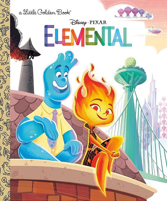 Elemental - Little Golden Book - Disney/Pixar-..