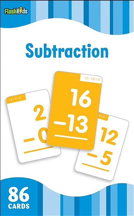 Subtraction - Flash Kids Flash Cards - 86 Cards-..