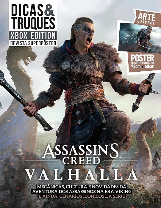 Superpôster Dicas E Truques Xbox Edition - Assassins Creed Valhalla
