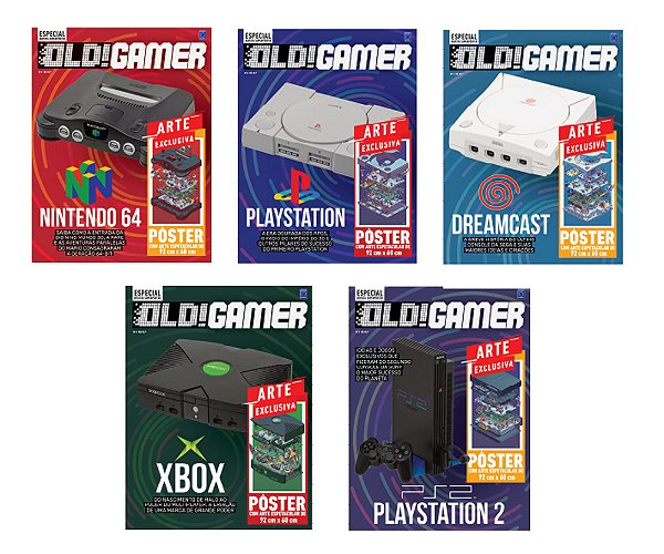 Coleção Superpôster Old! Gamer - 5 Pôsteres