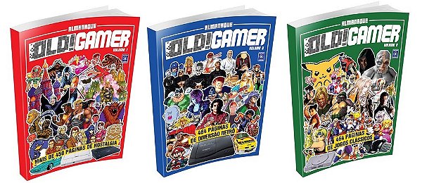 Almanaque Old! Gamer (Coleção - Volume 1, 2 E 3)