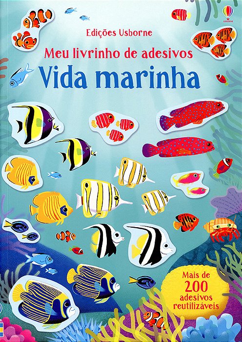 Vida Marinha: Meu Livrinho De Adesivos