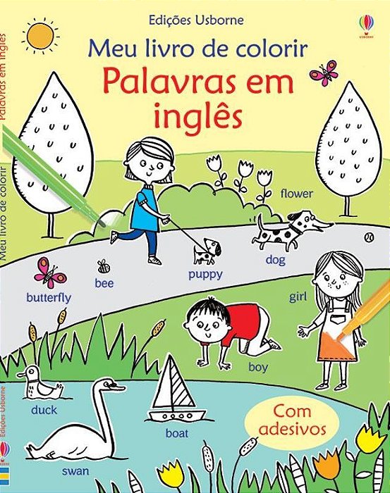 Palavras Em Inglês: Meu Livro De Colorir