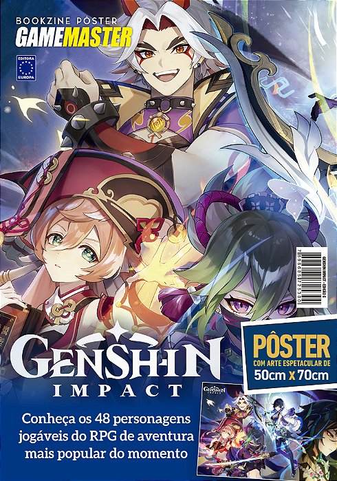 Superpôster Game Master - Genshin Impact - Arte C
