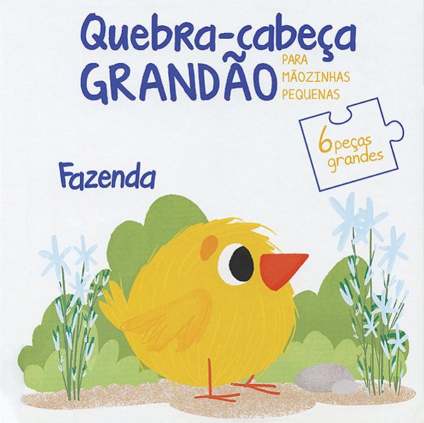 Fazenda: Quebra-Cabeça Grandão Para Mãozinhas Pequ
