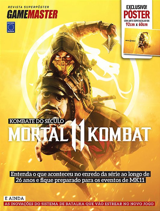 Superpôster Game Master - Mortal Kombat 11