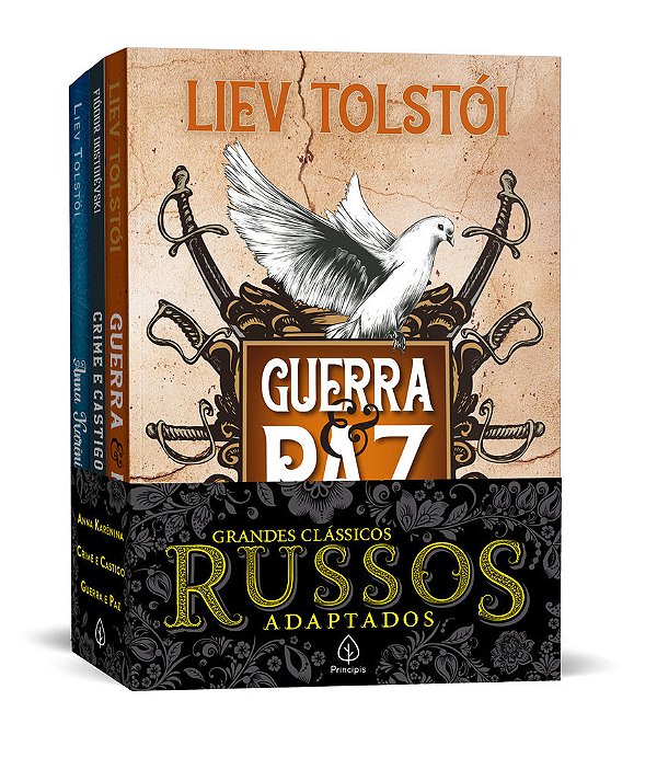 Grandes Clássicos Russos Adaptados - Box Com 3 Livros
