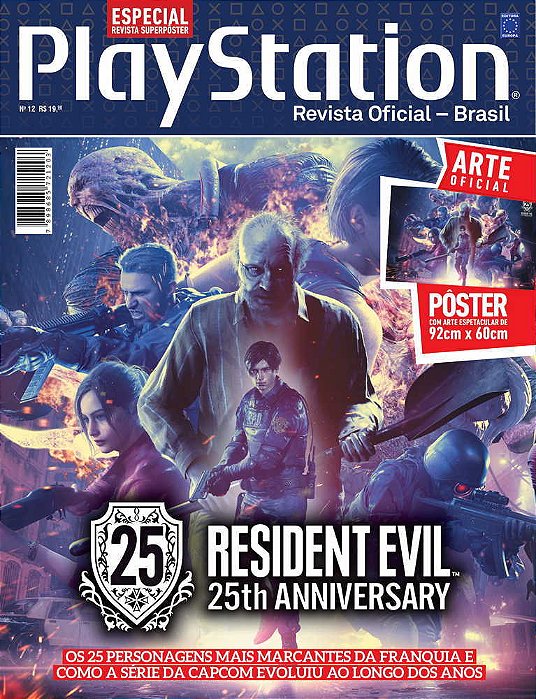 Superpôster Playstation - Resident Evil 25Th Anniversary