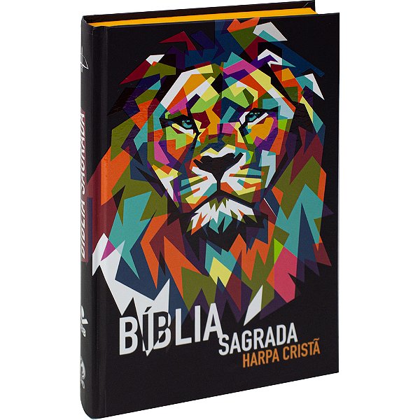 Bíblia Sagrada Leão - Com Harpa Cristã Almeida Revista E Corrigida (Arc)