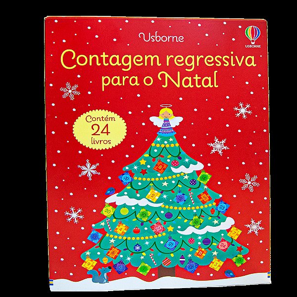 Contagem Regressiva Para O Natal: Box Com 24 Livros De 24 Páginas Cada