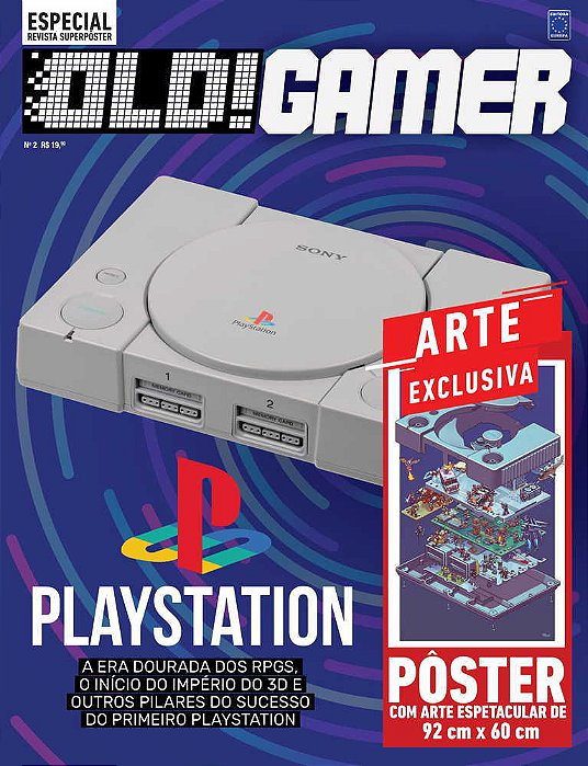 Superpôster Old! Gamer 2 - Playstation