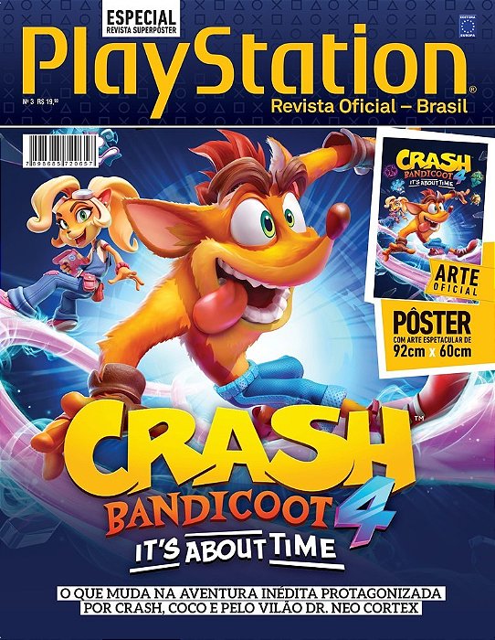 Superpôster Playstation - Crash Bandicoot 4