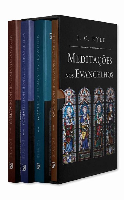 Box: Meditações Nos Evangelhos - J. C. Ryle 4 Livros: Mateus, Marcos, Lucas E João
