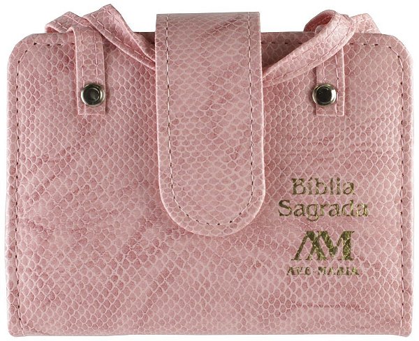 Bíblia Com Alça - Bolso - Rosa