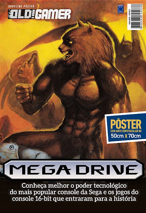 Superpôster Old! Gamer - Mega Drive - Arte B - Altered Beast