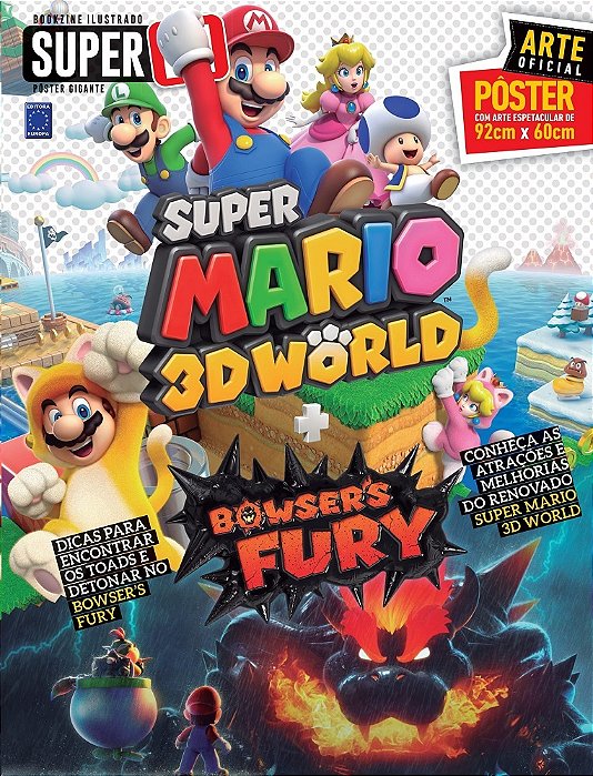 Superpôster Super N - Super Mário 3D World + Bowsers Fury