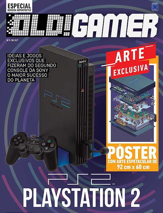 Superpôster Old! Gamer 5 - Playstation 2