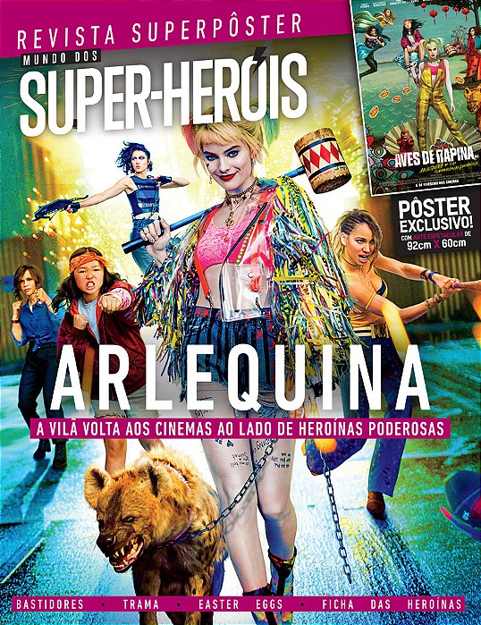 Superpôster Mundo Dos Super-Heróis - Arlequina