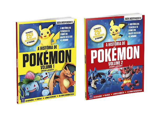 A História De Pokémon - Volume 1 E 2: Geração 1 A Geração 8