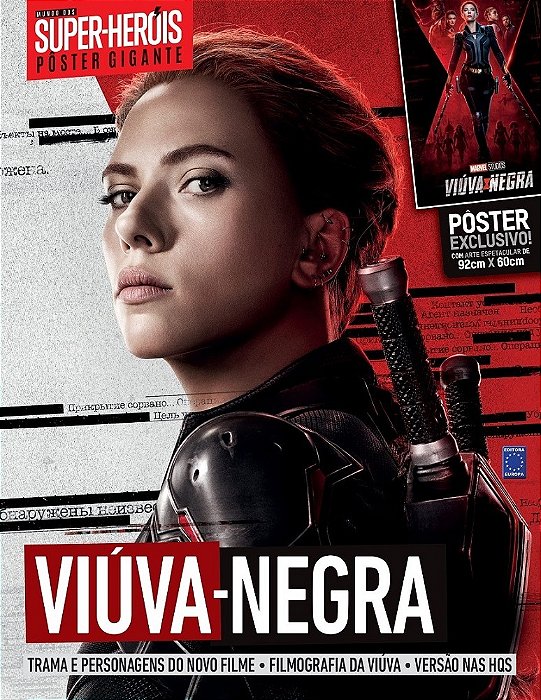 Superpôster Mundo Dos Super-Heróis - Viúva-Negra