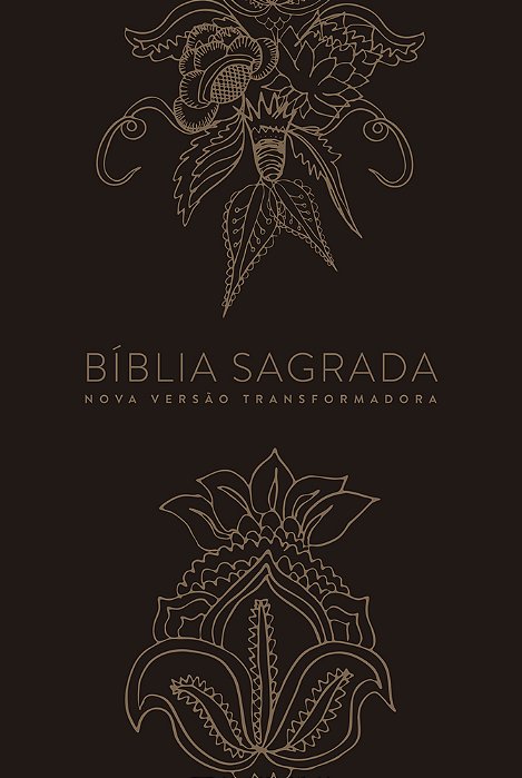 Bíblia Nvt Letra Normal - Indian Flowers Dourada