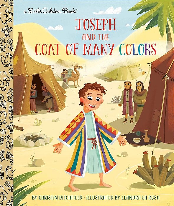 Joseph And The Coat Of Many Colors - Little Golden Book-..