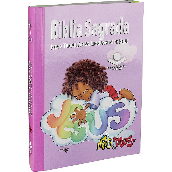 Bíblia Sagrada Mig E Meg - Capa Nuvem Jesus Nova Tradução Na Linguagem De Hoje (Ntlh)