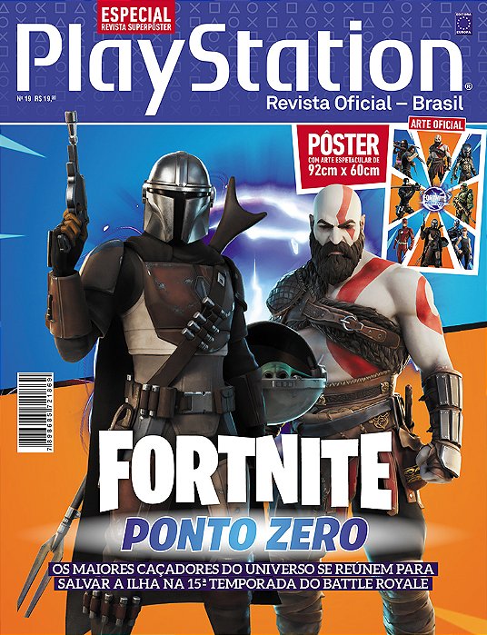 Superpôster Playstation - Fortnite Ponto Zero