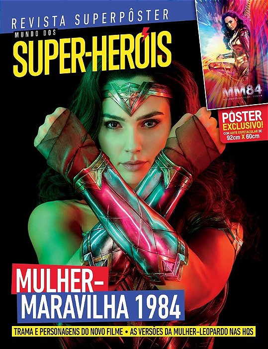 Superpôster Mundo Dos Super-Heróis - Mulher-Maravilha 1984