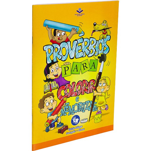 Provérbios Para Colorir E Memorizar - Português E Libras Tradução Novos Leitores (Tnl)-..