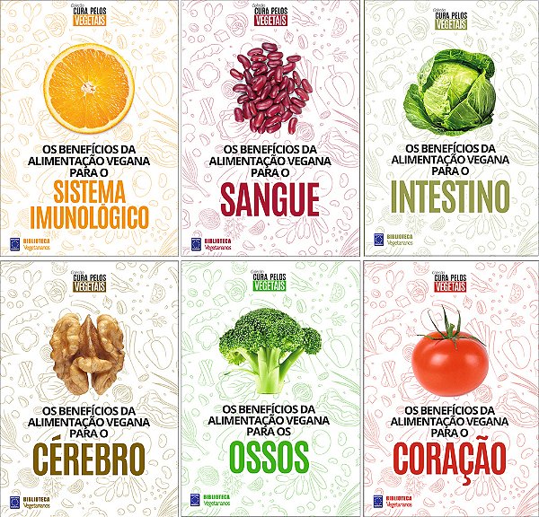 Coleção Cura Pelos Vegetais (6 Volumes)