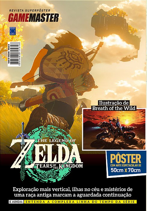 Superpôster Game Master - Zelda: Tears Of The Kingdom - Arte B