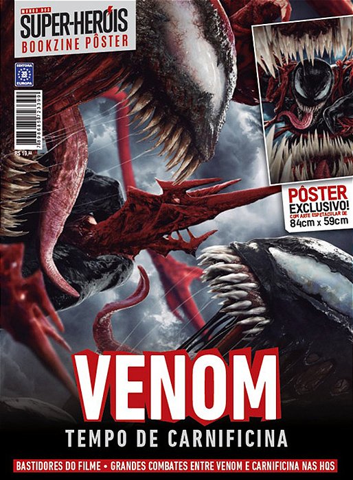 Superpôster Mundo Dos Super-Heróis - Venom Tempo De Carnificina