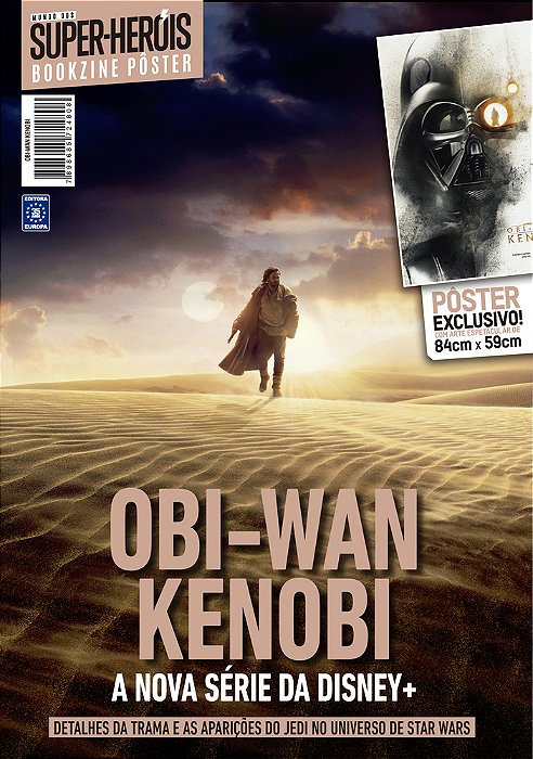 Superpôster Mundo Dos Super-Heróis - Obi-Wan Kenobi - Arte B