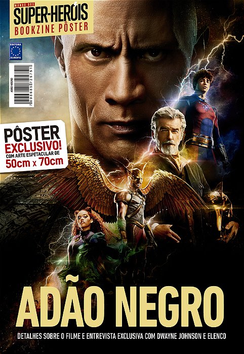 Superpôster Mundo Dos Super-Heróis - Adão Negro