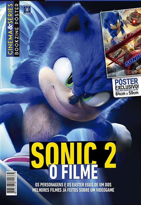 Superpôster Cinema E Séries - Sonic 2 - O Filme