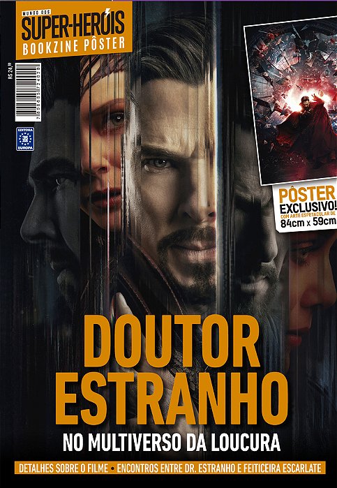 Superpôster Mundo Dos Super-Heróis - Doutor Estranho 2 - No Multiverso Da Loucura