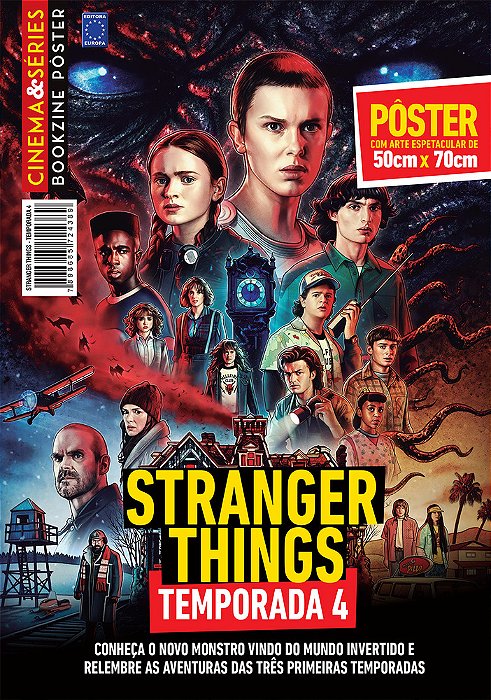 Superpôster Cinema E Séries - Stranger Things 4 - Arte B