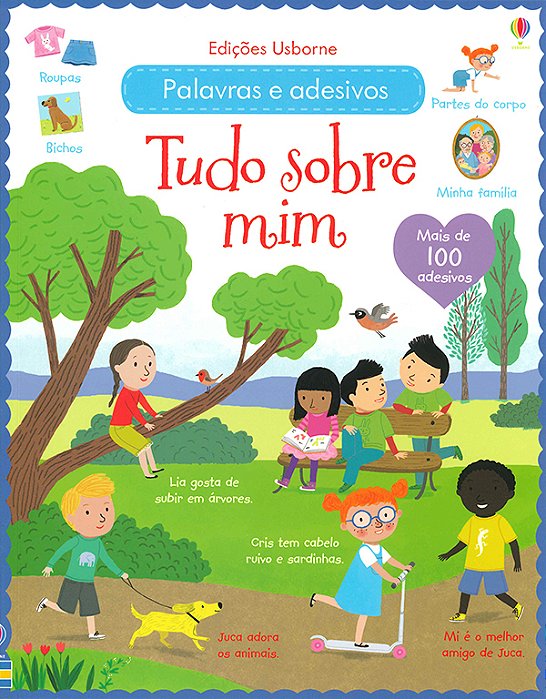 Tudo Sobre Mim: Palavras E Adesivos-..