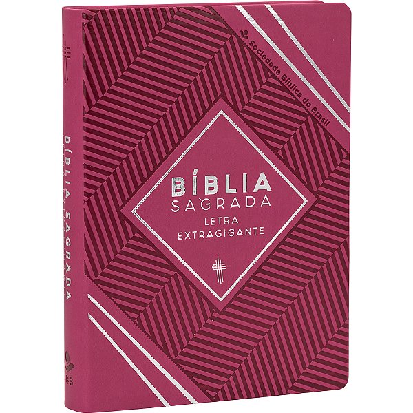 Bíblia Sagrada Letra Extragigante Com Índice Digital - Couro Sintético Pink Nova Tradução Na Linguagem De Hoje (Ntlh)