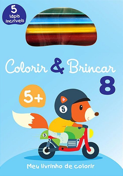 Colorir & Brincar 8: Azul