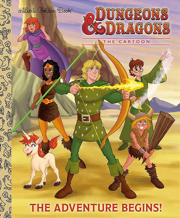 The Adventure Begins! - Dungeons & Dragons - Little Golden Books-..